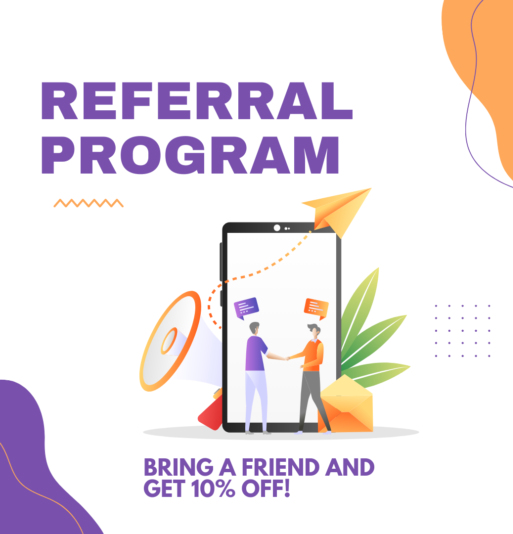 Referral program promotion